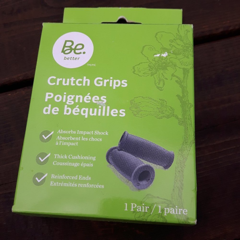 Rubber Crutch Grips NIB